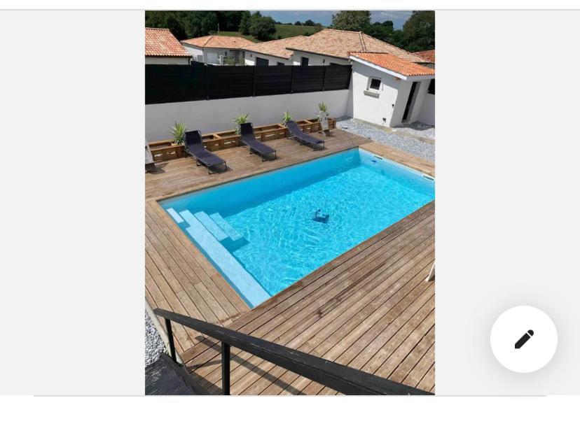 Maison Au Calme Avec Piscine Riviere-Saas-et-Gourby Eksteriør bilde